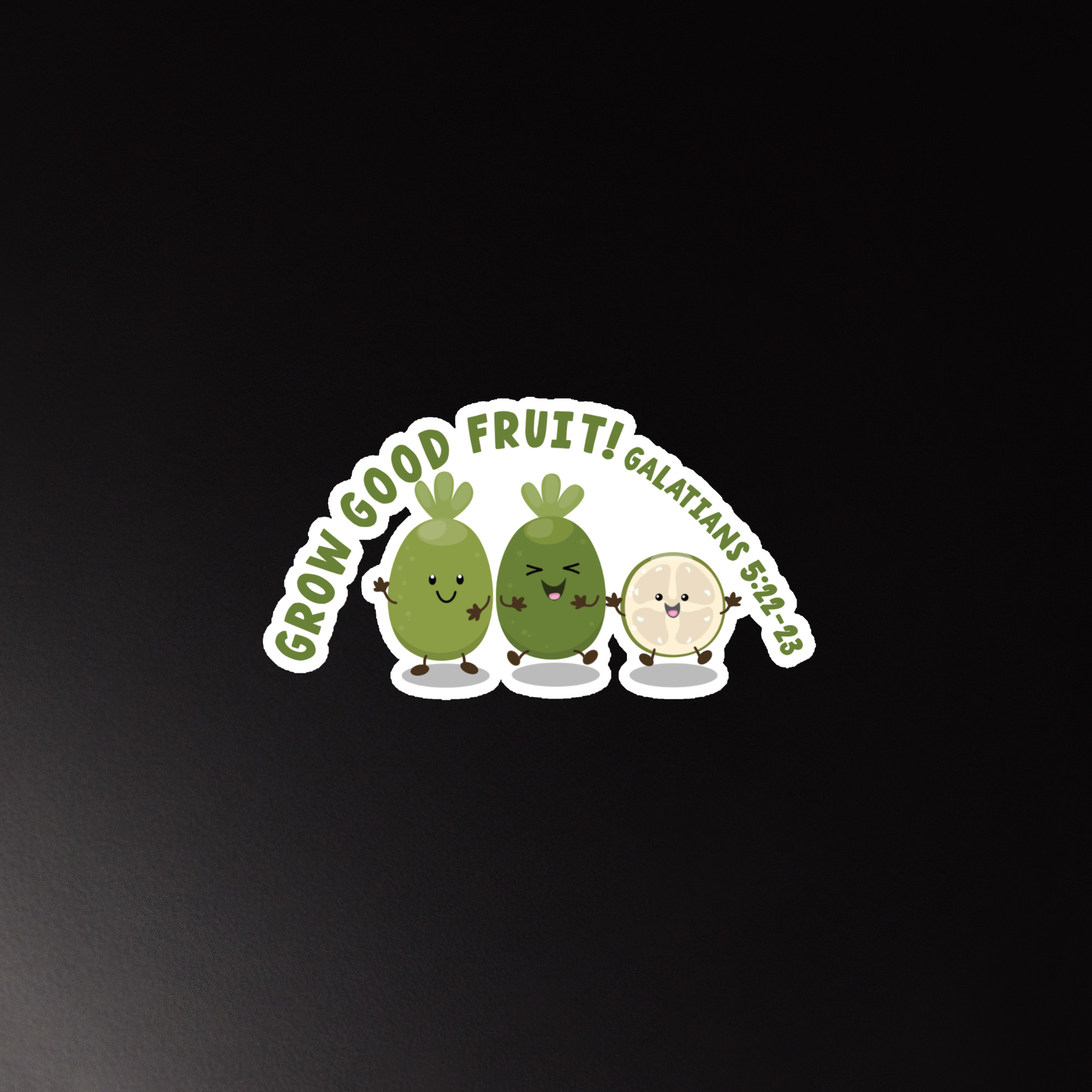 Good fruit bible verse cute cartoon Magnet - Image 5