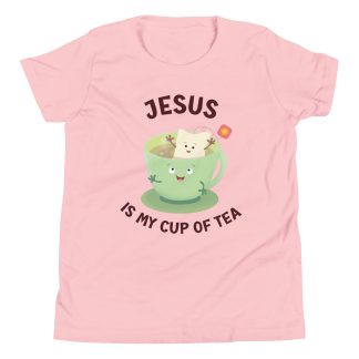 Jesus is my cup of tea cute Christian Youth Short Sleeve T-Shirt